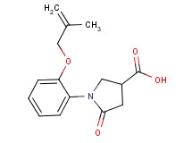 1-{2-[(2-methylprop-2-en-1-yl)oxy]phenyl}-5-oxopyrrolidine-3-carboxylic acid