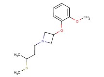3-(2-methoxyphenoxy)-1-[3-(methylthio)butyl]azetidine