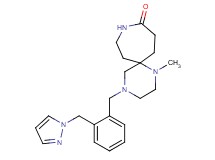 1-methyl-4-[2-(1H-pyrazol-1-ylmethyl)benzyl]-1,4,9-triazaspiro[5.6]dodecan-10-one