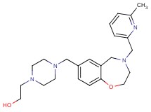 2-[4-({4-[(6-methyl-2-pyridinyl)methyl]-2,3,4,5-tetrahydro-1,4-benzoxazepin-7-yl}methyl)-1-piperazinyl]ethanol