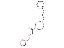 1-(3-phenylpropyl)-4-[(tetrahydro-2-furanylmethoxy)acetyl]-1,4-diazepane