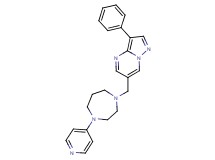 3-phenyl-6-[(4-pyridin-4-yl-1,4-diazepan-1-yl)methyl]pyrazolo[1,5-a]pyrimidine