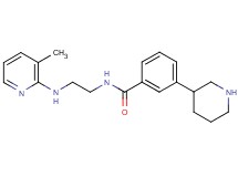 N-{2-[(3-methylpyridin-2-yl)amino]ethyl}-3-piperidin-3-ylbenzamide