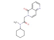 N-cyclohexyl-N-methyl-2-(5-oxo-1,6-naphthyridin-6(5H)-yl)acetamide