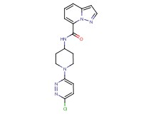 N-[1-(6-chloropyridazin-3-yl)piperidin-4-yl]pyrazolo[1,5-a]pyridine-7-carboxamide