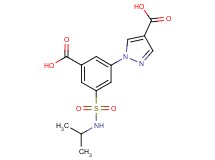 1-{3-carboxy-5-[(isopropylamino)sulfonyl]phenyl}-1H-pyrazole-4-carboxylic acid