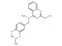 {4-[(3-ethoxy-4-methoxybenzyl)(methyl)amino]quinazolin-2-yl}methanol