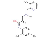 6,8-dimethyl-3-({methyl[(3-methyl-2-pyridinyl)methyl]amino}methyl)-2-quinolinol