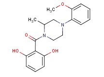 2-{[4-(2-methoxyphenyl)-2-methylpiperazin-1-yl]carbonyl}benzene-1,3-diol