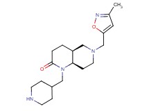 rel-(4aS,8aR)-6-[(3-methyl-5-isoxazolyl)methyl]-1-(4-piperidinylmethyl)octahydro-1,6-naphthyridin-2(1H)-one dihydrochloride