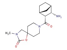 8-{[rel-(1R,2R,3S,4S)-3-aminobicyclo[2.2.1]hept-2-yl]carbonyl}-3-methyl-1-oxa-3,8-diazaspiro[4.5]decan-2-one hydrochloride