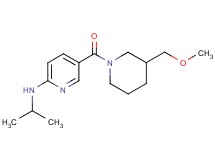 N-isopropyl-5-{[3-(methoxymethyl)-1-piperidinyl]carbonyl}-2-pyridinamine