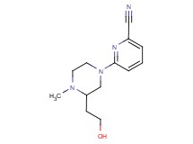 6-[3-(2-hydroxyethyl)-4-methyl-1-piperazinyl]-2-pyridinecarbonitrile