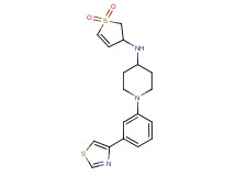 N-(1,1-dioxido-2,3-dihydro-3-thienyl)-1-[3-(1,3-thiazol-4-yl)phenyl]-4-piperidinamine