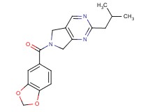 6-(1,3-benzodioxol-5-ylcarbonyl)-2-isobutyl-6,7-dihydro-5H-pyrrolo[3,4-d]pyrimidine