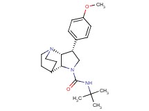 (3R*,3aR*,7aR*)-N-(tert-butyl)-3-(4-methoxyphenyl)hexahydro-4,7-ethanopyrrolo[3,2-b]pyridine-1(2H)-carboxamide