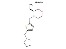(3S)-3-ethyl-4-{[5-(pyrrolidin-1-ylmethyl)-2-thienyl]methyl}morpholine
