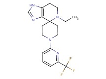 5-ethyl-1'-[6-(trifluoromethyl)pyridin-2-yl]-1,5,6,7-tetrahydrospiro[imidazo[4,5-c]pyridine-4,4'-piperidine]