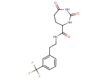 2,7-dioxo-N-{2-[3-(trifluoromethyl)phenyl]ethyl}-1,3-diazepane-4-carboxamide