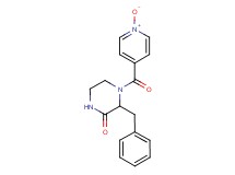 3-benzyl-4-(1-oxidoisonicotinoyl)-2-piperazinone
