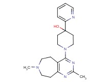 1-(2,7-dimethyl-6,7,8,9-tetrahydro-5H-pyrimido[4,5-d]azepin-4-yl)-4-pyridin-2-ylpiperidin-4-ol