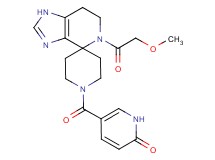 5-{[5-(methoxyacetyl)-1,5,6,7-tetrahydro-1'H-spiro[imidazo[4,5-c]pyridine-4,4'-piperidin]-1'-yl]carbonyl}pyridin-2(1H)-one