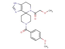 5-(methoxyacetyl)-1'-(4-methoxybenzoyl)-1,5,6,7-tetrahydrospiro[imidazo[4,5-c]pyridine-4,4'-piperidine]