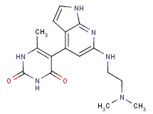 5-(6-{[2-(dimethylamino)ethyl]amino}-1H-pyrrolo[2,3-b]pyridin-4-yl)-6-methylpyrimidine-2,4(1H,3H)-dione
