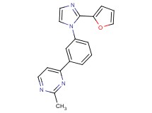 4-{3-[2-(2-furyl)-1H-imidazol-1-yl]phenyl}-2-methylpyrimidine
