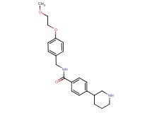 N-[4-(2-methoxyethoxy)benzyl]-4-piperidin-3-ylbenzamide
