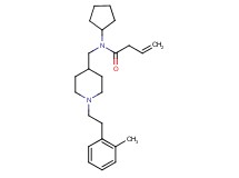 N-cyclopentyl-N-({1-[2-(2-methylphenyl)ethyl]-4-piperidinyl}methyl)-3-butenamide