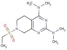 7-(ethylsulfonyl)-N,N,N',N'-tetramethyl-5,6,7,8-tetrahydropyrido[3,4-d]pyrimidine-2,4-diamine
