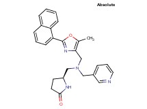(5S)-5-{[{[5-methyl-2-(1-naphthyl)-1,3-oxazol-4-yl]methyl}(3-pyridinylmethyl)amino]methyl}-2-pyrrolidinone