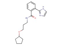 N-[3-(cyclopentyloxy)propyl]-2-(1H-imidazol-2-yl)benzamide