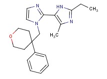 2'-ethyl-5'-methyl-1-[(4-phenyltetrahydro-2H-pyran-4-yl)methyl]-1H,3'H-2,4'-biimidazole