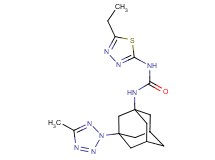 N-(5-ethyl-1,3,4-thiadiazol-2-yl)-N'-[3-(5-methyl-2H-tetrazol-2-yl)-1-adamantyl]urea