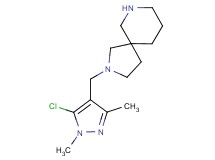 2-[(5-chloro-1,3-dimethyl-1H-pyrazol-4-yl)methyl]-2,7-diazaspiro[4.5]decane dihydrochloride