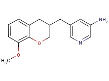 5-[(8-methoxy-3,4-dihydro-2H-chromen-3-yl)methyl]pyridin-3-amine
