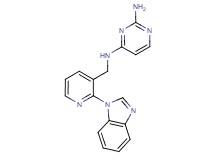 N~4~-{[2-(1H-benzimidazol-1-yl)pyridin-3-yl]methyl}pyrimidine-2,4-diamine