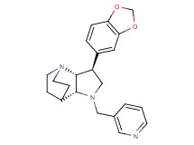 (2R*,3S*,6R*)-3-(1,3-benzodioxol-5-yl)-5-(3-pyridinylmethyl)-1,5-diazatricyclo[5.2.2.0~2,6~]undecane