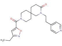 9-[(3-ethylisoxazol-5-yl)carbonyl]-2-(2-pyridin-4-ylethyl)-2,9-diazaspiro[5.5]undecan-3-one