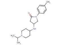 4-[(1-isopropylpiperidin-4-yl)amino]-1-(4-methylphenyl)pyrrolidin-2-one