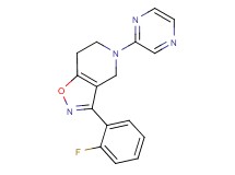 3-(2-fluorophenyl)-5-pyrazin-2-yl-4,5,6,7-tetrahydroisoxazolo[4,5-c]pyridine