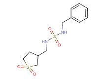N-benzyl-N'-[(1,1-dioxidotetrahydro-3-thienyl)methyl]sulfamide