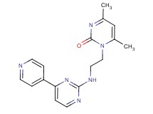 4,6-dimethyl-1-(2-{[4-(4-pyridinyl)-2-pyrimidinyl]amino}ethyl)-2(1H)-pyrimidinone