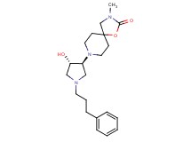 8-[(3S*,4S*)-4-hydroxy-1-(3-phenylpropyl)-3-pyrrolidinyl]-3-methyl-1-oxa-3,8-diazaspiro[4.5]decan-2-one