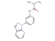2-methyl-N-[3-(1H-pyrazolo[3,4-b]pyridin-1-yl)phenyl]propanamide