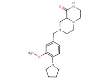 8-(3-methoxy-4-pyrrolidin-1-ylbenzyl)hexahydro-2H-pyrazino[1,2-a]pyrazin-1(6H)-one