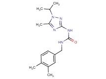 N-(3,4-dimethylbenzyl)-N'-(1-isopropyl-5-methyl-1H-1,2,4-triazol-3-yl)urea