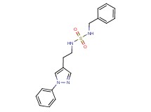 N-benzyl-N'-[2-(1-phenyl-1H-pyrazol-4-yl)ethyl]sulfamide